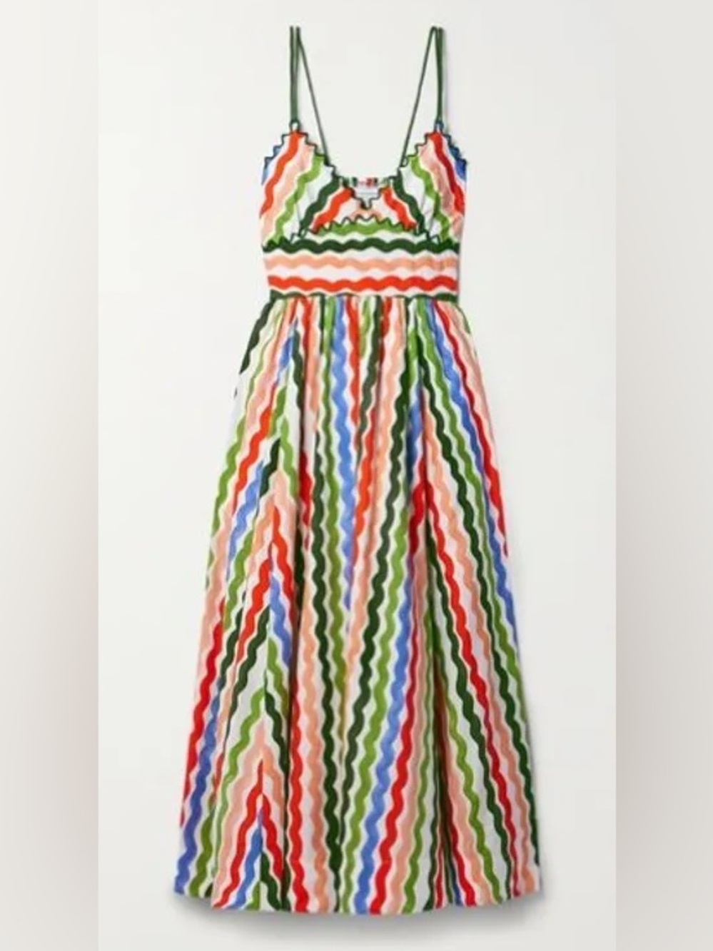 La Ligne Scalloped Beatrix Midi Dress - Picture 2 of 5